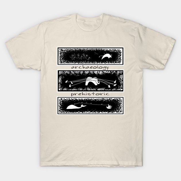 stone age hunting T-Shirt by VicaVeresk